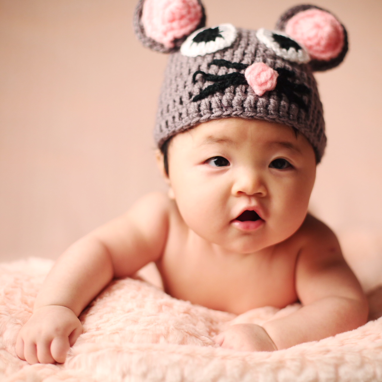 Newborn having skin to skin time with daddy.